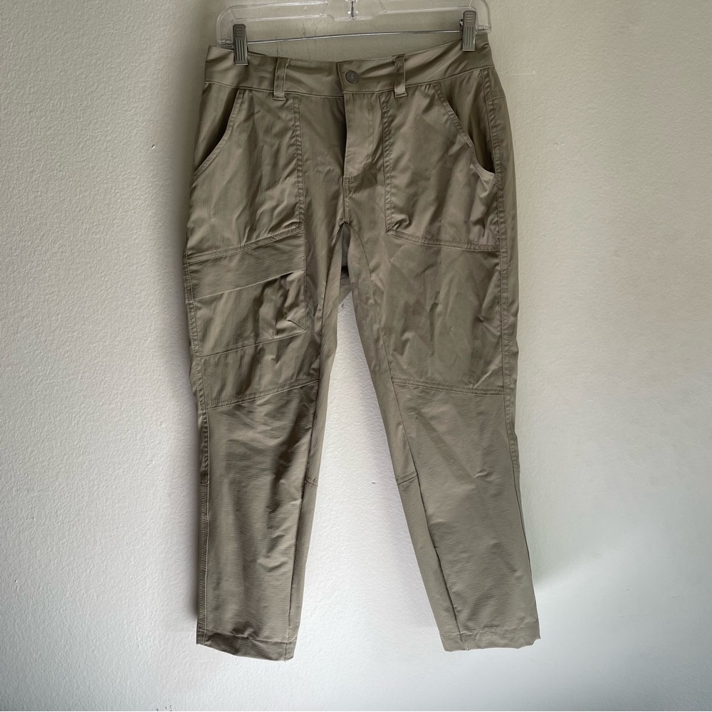 Columbia Womens Insect Blocker Cargo Pant Lightweight Hiking Outdoor in Tan